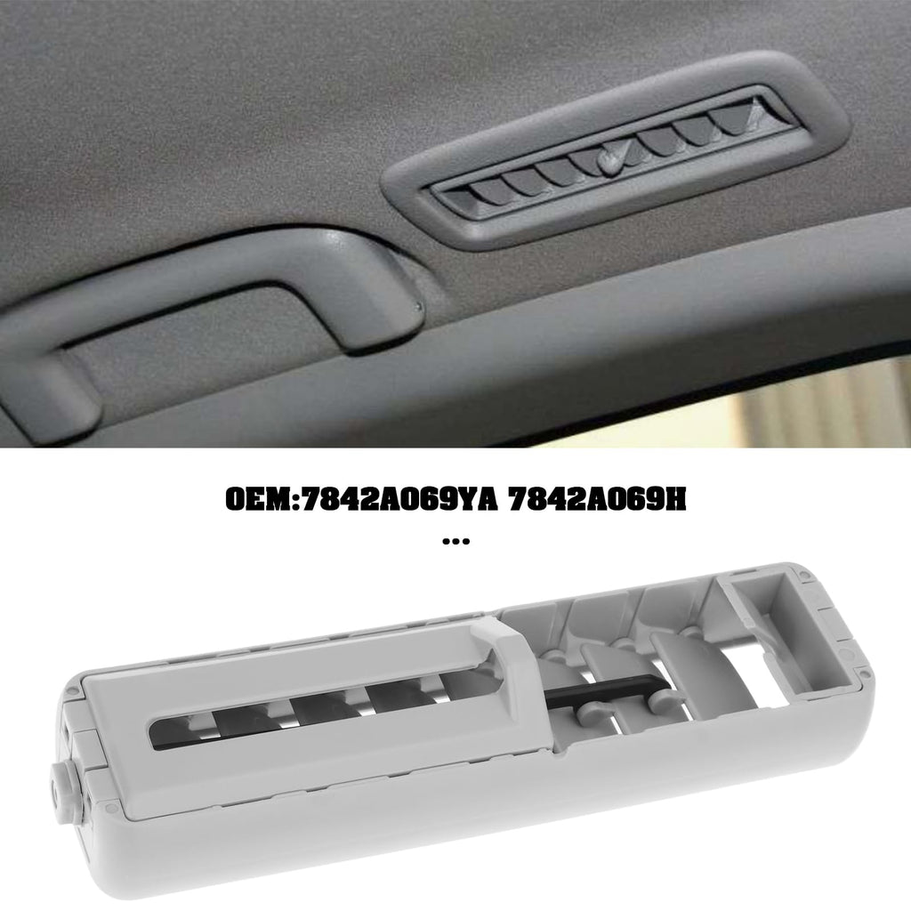 SG Store Rear Roof Air Vent Outlet Grille 7842A069YA 7842A069H Compatible with Mitsubishi Montero Pajero V93 V97 V95 Grey