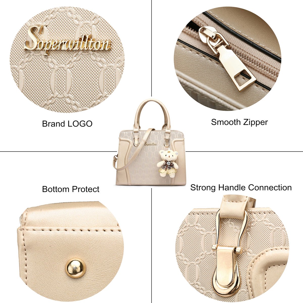 Set de Bolsos de Moda  Mujer: | IPORTADO ( ENVÍO 15 DÍAS )