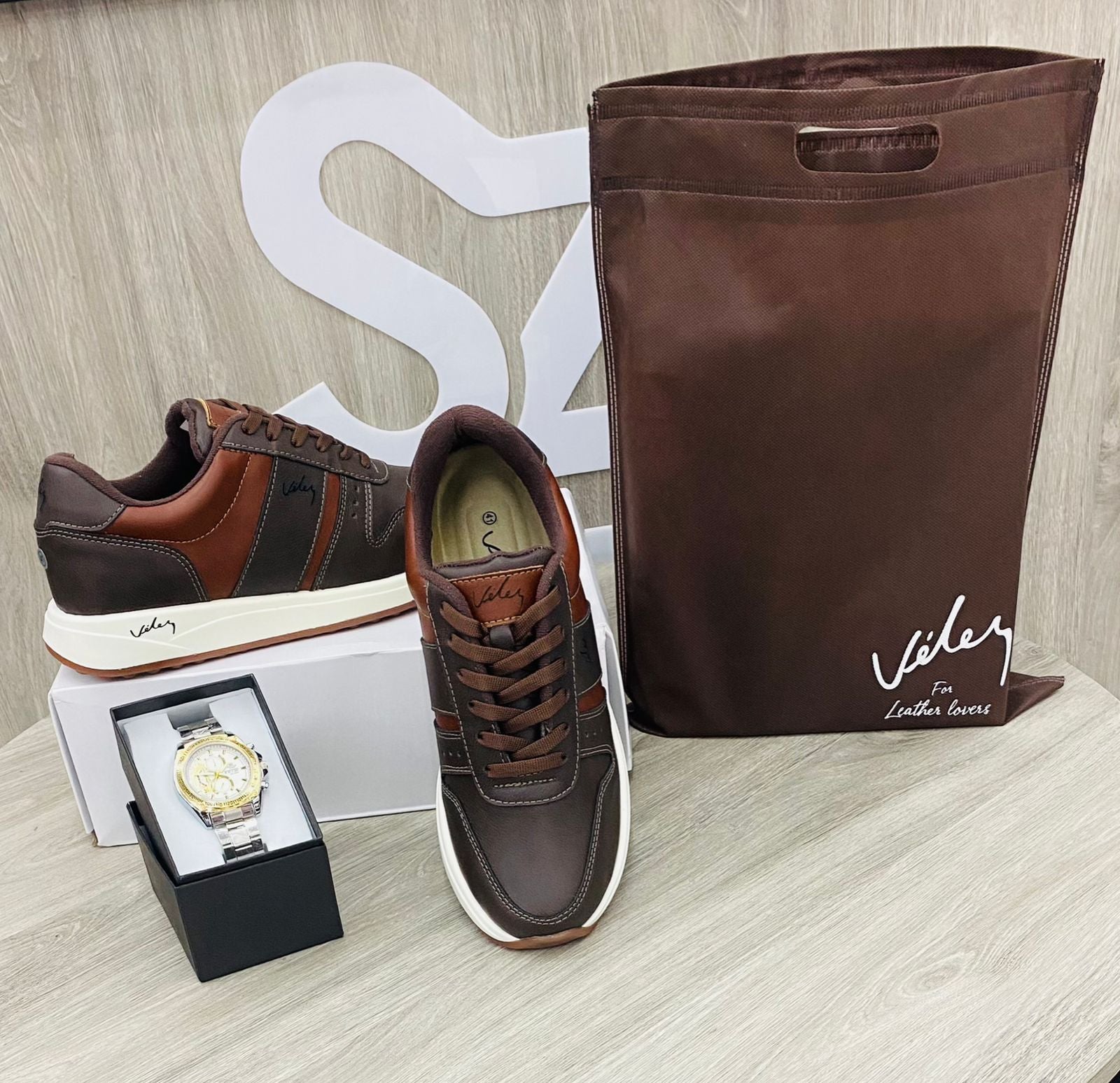 ZAPATOS DEPORTIVOS VZ + RELOJ CASSIO OBS