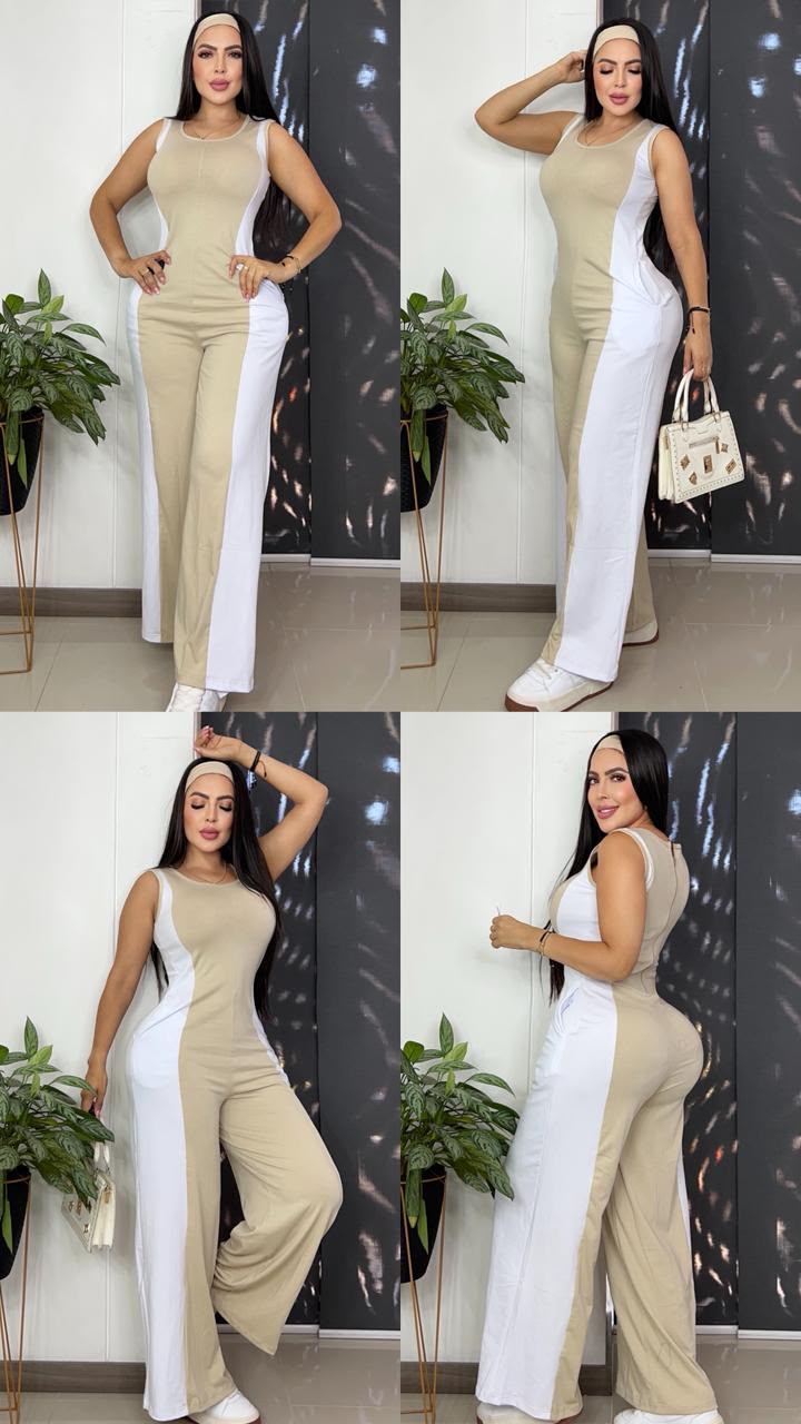 ENTERIZO FRANJA BLANCA