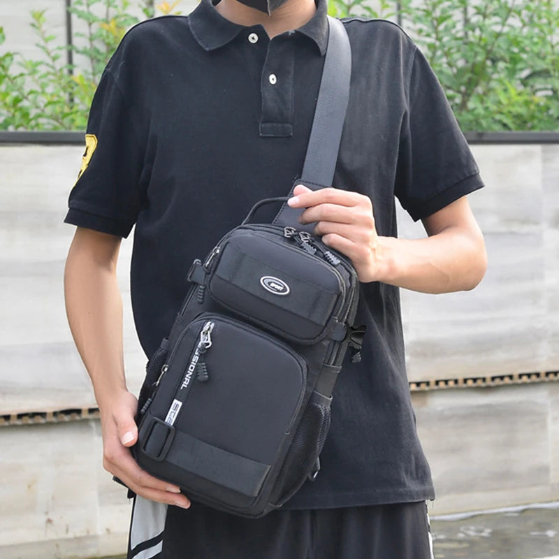 Bolso de hombro casual para hombre
